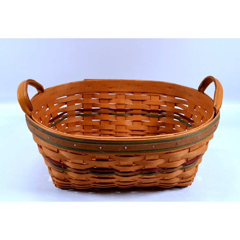 2001 Longaberger Small Autumn Reflections Daily Blessings Basket 12.5" x 9.5"